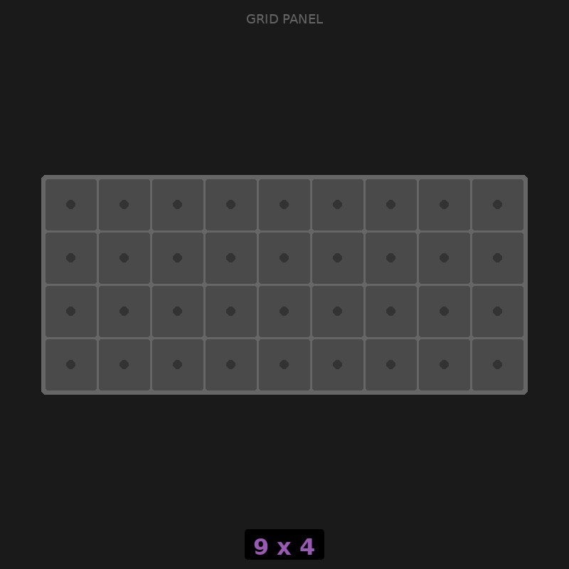 [RR-GN-9x4] Grid Base 9x4 Standard