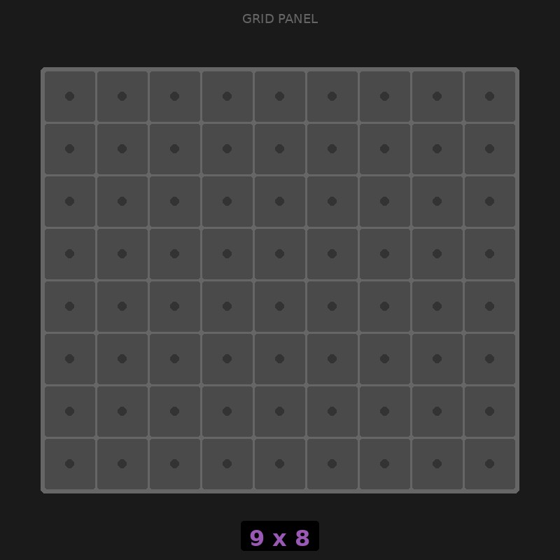 [RR-GN-9x8] Grid Base 9x8 Standard