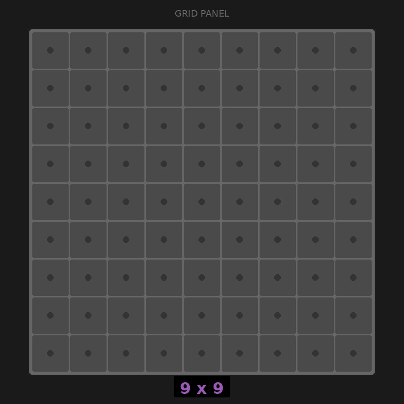 [RR-GN-9x9] Grid Base 9x9 Standard