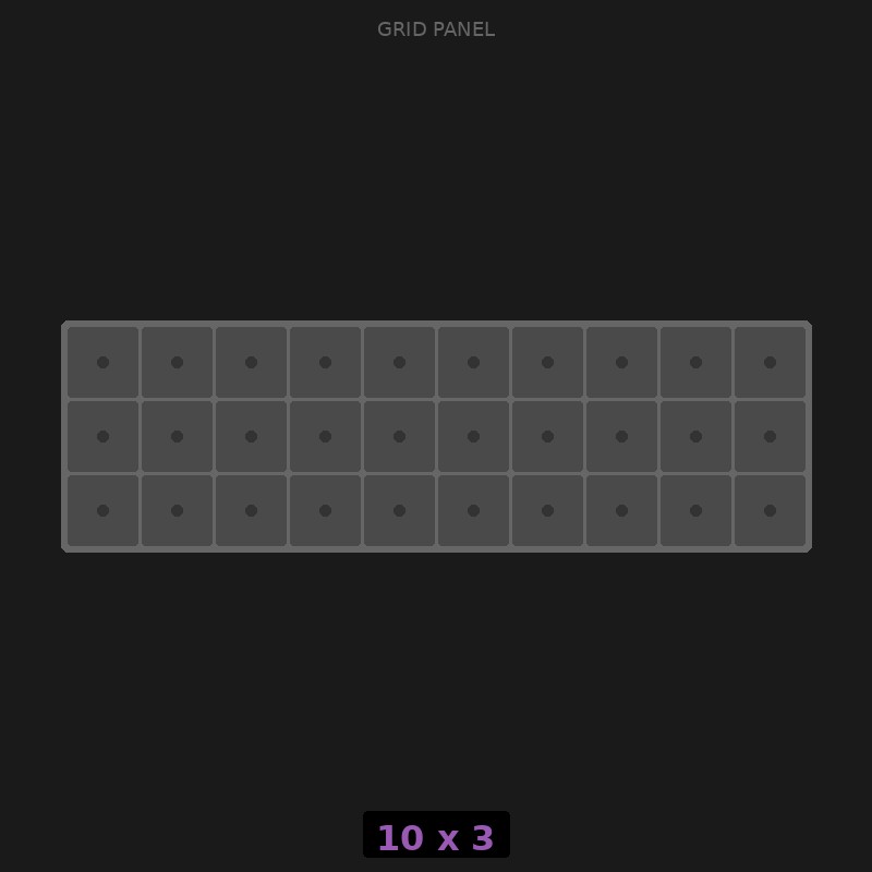 [RR-GN-10x3] Grid Base 10x3 Standard