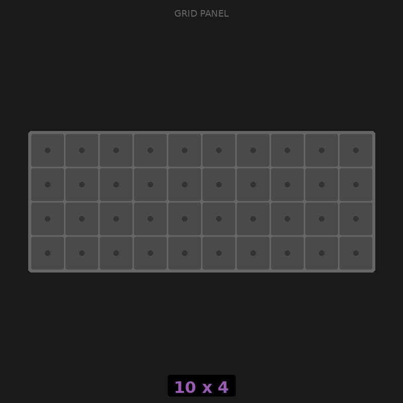 [RR-GN-10x4] Grid Base 10x4 Standard
