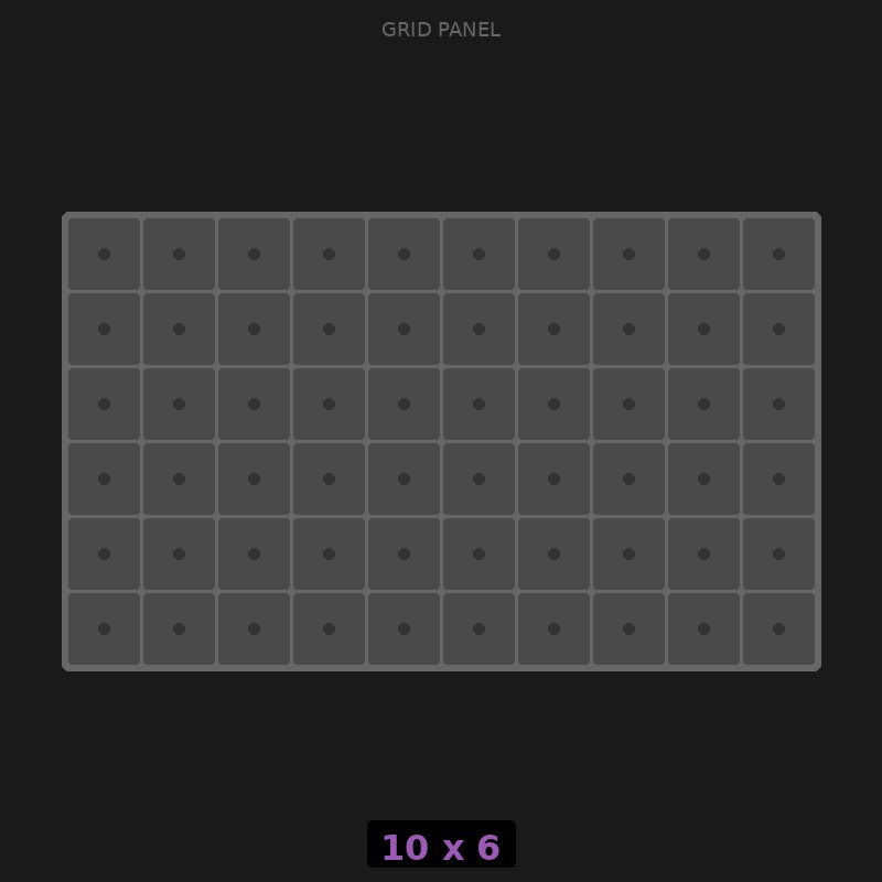 [RR-GN-10x6] Grid Base 10x6 Standard