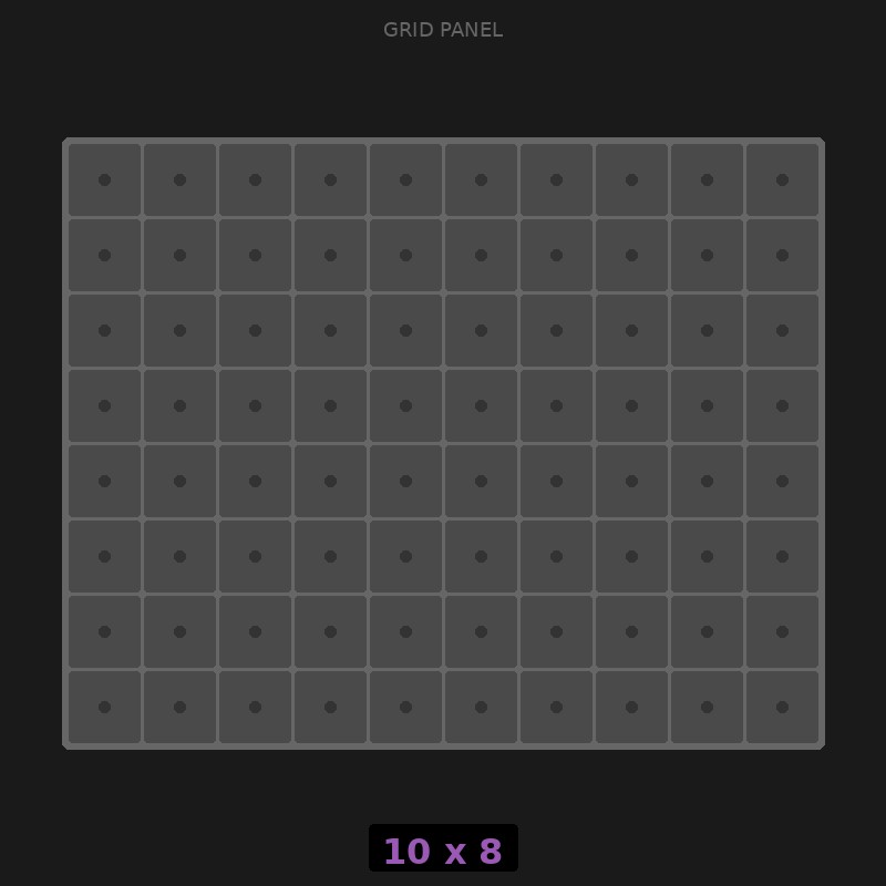 [RR-GN-10x8] Grid Base 10x8 Standard