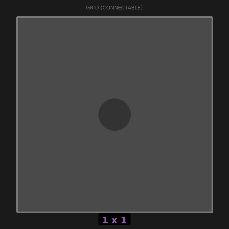 [RR-GC-1x1] Grid Base 1x1 Interlockable