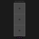 Grid Base 1x3 Interlockable