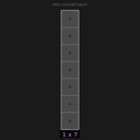 Grid Base 1x7 Interlockable