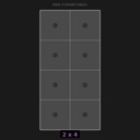 Grid Base 2x4 Interlockable