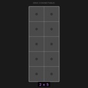 Grid Base 2x5 Interlockable