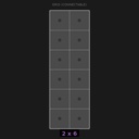 Grid Base 2x6 Interlockable