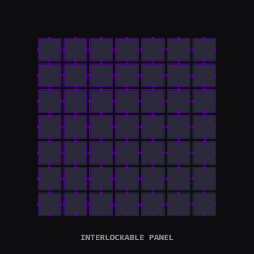 [RR-GC-3x3] Grid Base 3x3 Interlockable