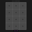 Grid Base 3x4 Interlockable