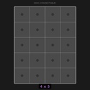 Grid Base 4x5 Interlockable