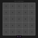 Grid Base 5x5 Interlockable