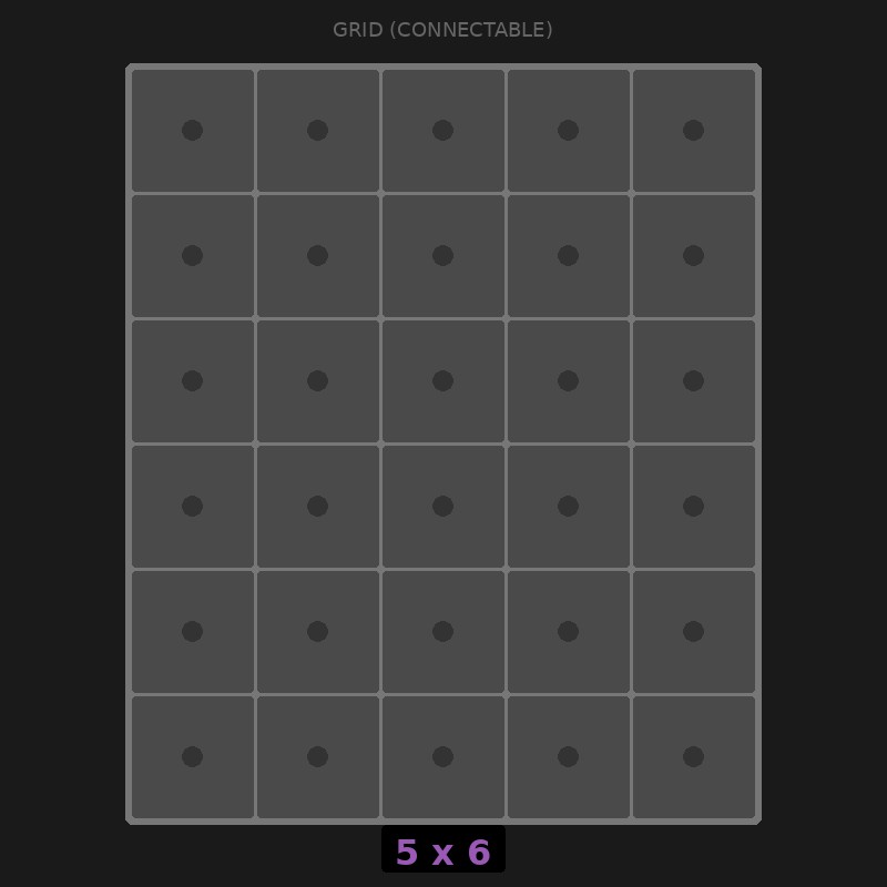 [RR-GC-5x6] Grid Base 5x6 Interlockable