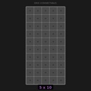 Grid Base 5x10 Interlockable