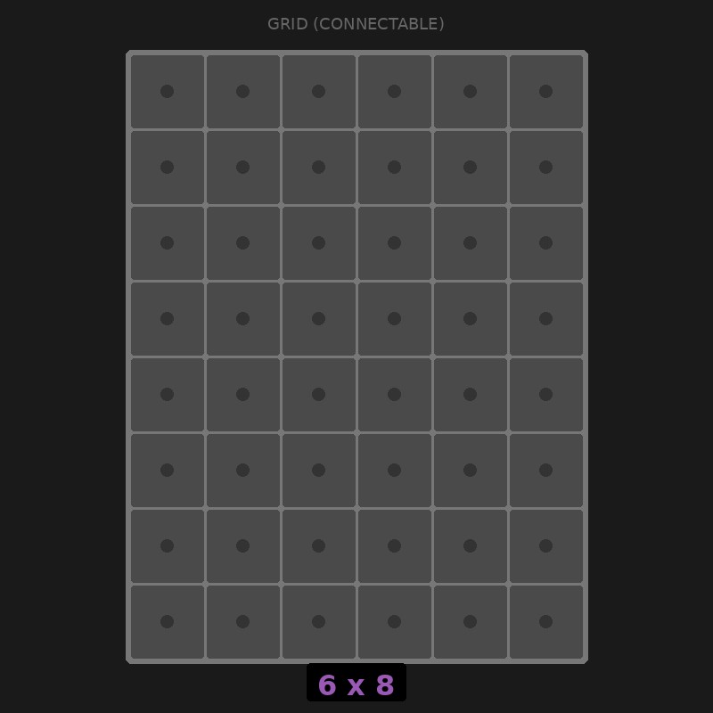 [RR-GC-6x8] Grid Base 6x8 Interlockable