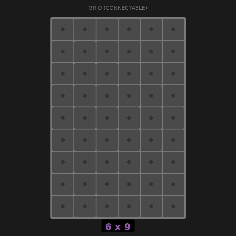 [RR-GC-6x9] Grid Base 6x9 Interlockable