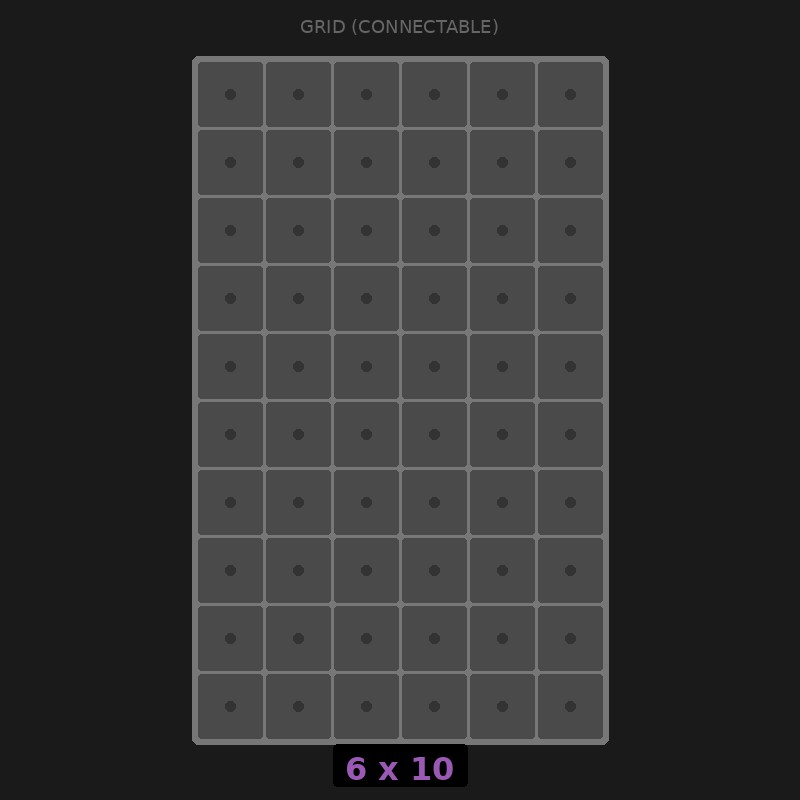 [RR-GC-6x10] Grid Base 6x10 Interlockable