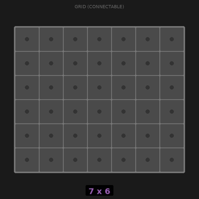 [RR-GC-7x6] Grid Base 7x6 Interlockable