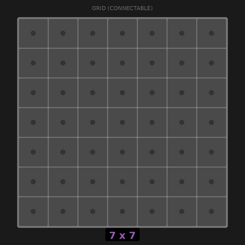 [RR-GC-7x7] Grid Base 7x7 Interlockable