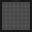 Grid Base 7x7 Interlockable