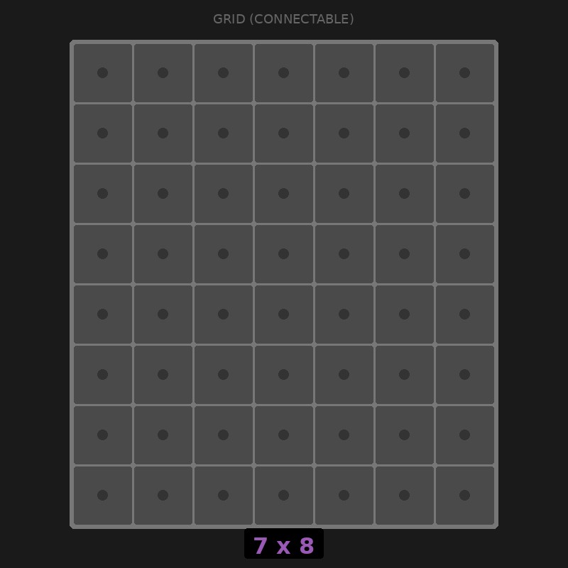 [RR-GC-7x8] Grid Base 7x8 Interlockable