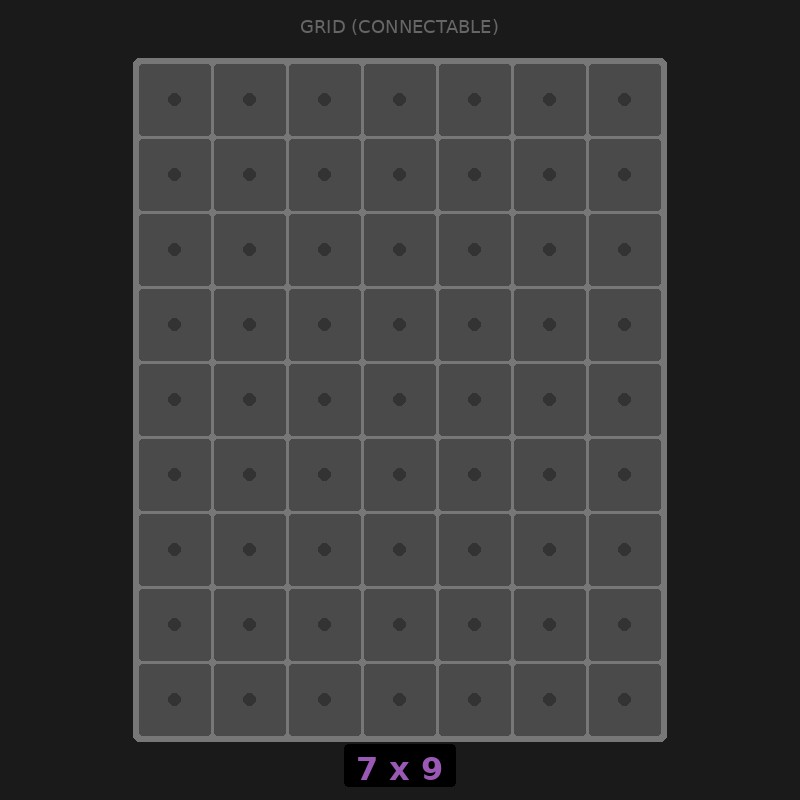 [RR-GC-7x9] Grid Base 7x9 Interlockable