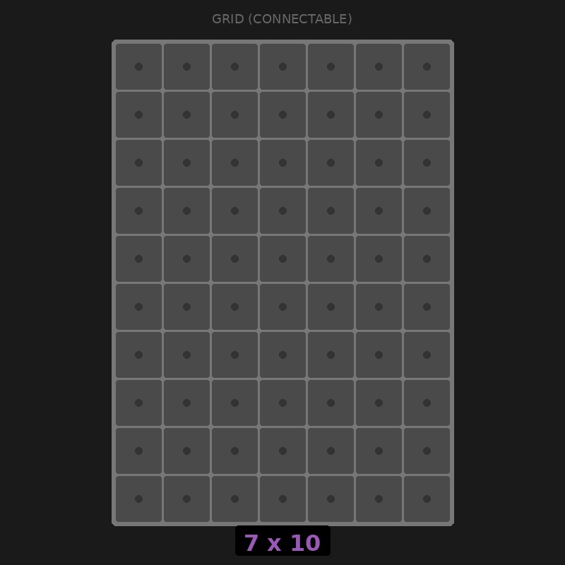 [RR-GC-7x10] Grid Base 7x10 Interlockable