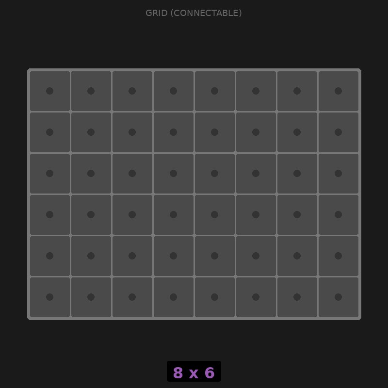 [RR-GC-8x6] Grid Base 8x6 Interlockable