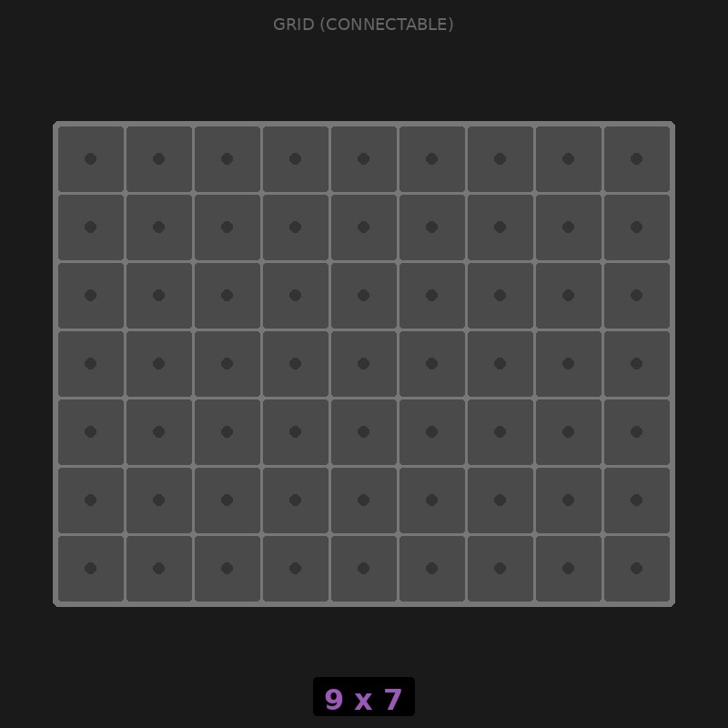 [RR-GC-9x7] Grid Base 9x7 Interlockable