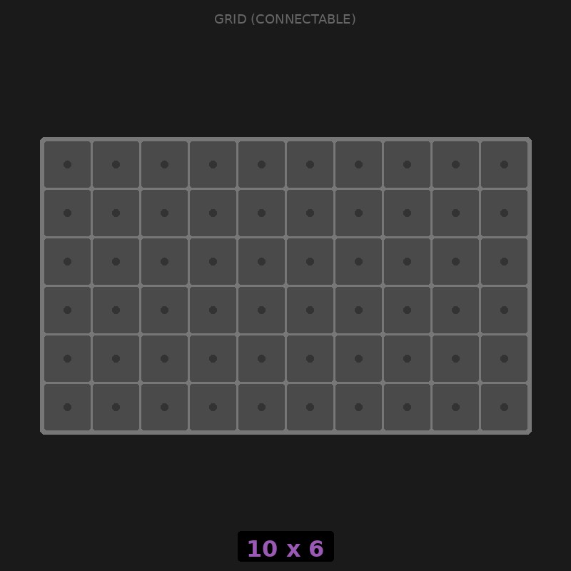 [RR-GC-10x6] Grid Base 10x6 Interlockable