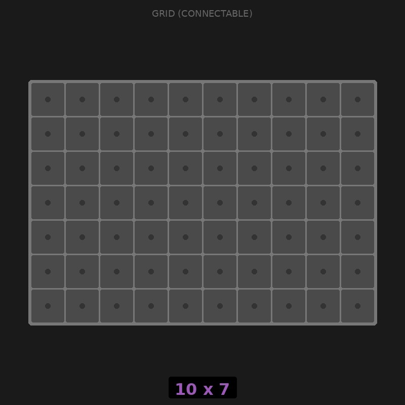 [RR-GC-10x7] Grid Base 10x7 Interlockable
