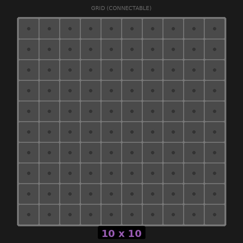 [RR-GC-10x10] Grid Base 10x10 Interlockable
