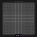 Grid Base 10x10 Interlockable