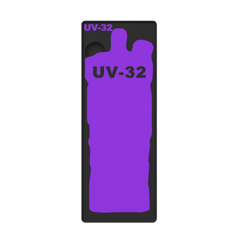 [RR-UV32-RAD-NLF] UV-32 Radio Insert No Label Full