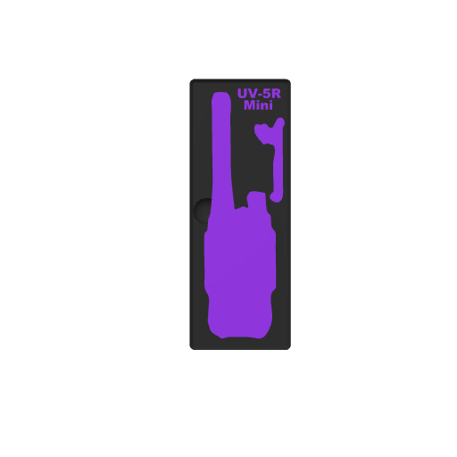 [RR-UV5RMINI-RAD-L] UV-5R Mini Radio Insert (Long)