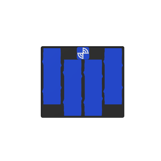 [RR-CON-4S] Small Sci-Fi Container Holder (4x Staggered)