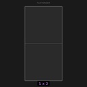 Spacer 1x2 Flat