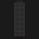 Spacer 2x7 Flat